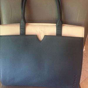 Tesla briefcase tote